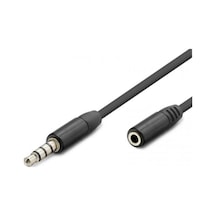 Se-7217 3.5mm 4 Boğumlu Stereo Trrs Kulaklık Mikrofon Uzatma Kablosu 1,5 Metre