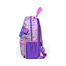 Coral High Minik Yuva Sırt Çantası Pembe Mor Fashion Girl Desenli İki Bölmeli 23555 Karışık