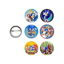 Lisanslı Yaka Çanta Rozeti Sonic 6lı Paket Pinyata İçi Küçük Hediyelikler Diğer