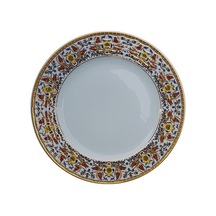 Armada Çini Prt 61 25 Cm Sarı Altın Yaldızlı Lale Karanfil Desen