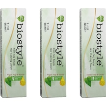 Biostyle Bitki Özlü Argan Ve Keratin 7.85 Açık Kestane 3 Adet 60 Ml Saç Boyası Oksidansız