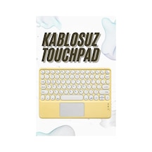 Bluetooth - 217 - Touchpad Klavye 10.9 İnch Kablosuz Wifi Q - Glblseme - Klavye Slim