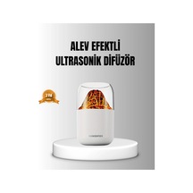Ceylan Adam Alev Efektli Ultrasonik Uçucu Yağ Difüzörü 280ml Su Tanklı Ve Sessiz Çalışma Özellikli