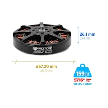 T-motor Mn6007ıı 160kv Antigravity Outrunner Brushless Fırçasız Motor Multikopter Drone Motoru