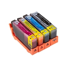 For Lexmark Hp Photosmart 6520 Kartuş Set 4 Renk Takım Uyumlu Yük