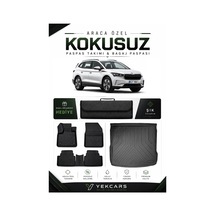 Skoda Enyaq 2024 Model Aracınıza Özel 4d Karbonlu Kauçuk Paspas Takımı Ve Bagaj Havuzu