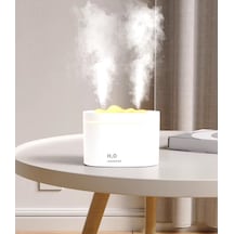 H2o Humidifier 800ml Ultrasonik Hava Nemlendirici Buhar Makinesi Double Spray Aroma Difüzörü 001
