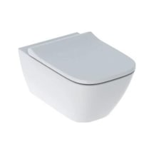 Geberit Smyle Square Rimfree Soft Asma Klozet Ve Kapak, Beyaz