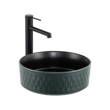 Lena E-W5001YS Tezgahüstü Lavabo Yeşil