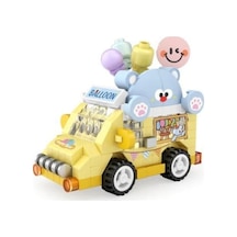 Lz-8639 Balon Arabası 160 Parça Block Oyuncak-mini Poşet