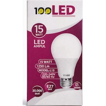Led Ampul 15 Watt Beyaz Işık 6500k Yüksek Lümen E27 Duy Uzun Ömürlü