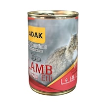 Adak Kuzu Etli Yetişkin Kedi Maması Konservesi 24 x 415 G