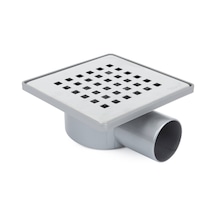 Sukar - 15 15 50 Lik Yandan Çıkışlı Plastik Çerçeveli Koku Önleyici Yer Süzgeci - 1041-1555022-01