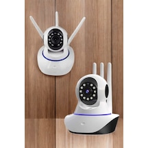 Ev - 636 - Kamerası Wifi Kamerası Video Kayıt Çift Yönlü Hareket - Edntrend - Sensörü Bebek Çok Renkli
