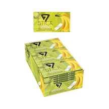 7stıck Sekersız 7lı Muz Aromalı Sakız 14,5gr 24 Adet