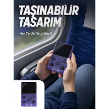Kablosuz Kollu 3.5 İnç Ips Ekranlı Retro El Oyun Konsolu Diğer