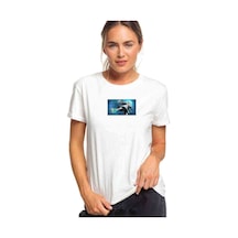Underswap Sans Baskılı Beyaz Kadın Tshirt