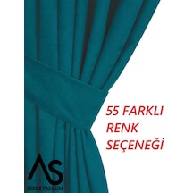AS Perde Mat Soft Fon Perde Çok Renkli
