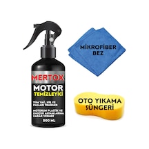 Mertox Oto Motor Temizleyici Sprey 500ml Temizleme Solüsyon Bakım