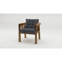 Elmas 1'li Antrasit Metal Gövde Balkon-bahçe-kafe,çay Seti,koltuk Takımı,oturma Grubu,ofis Koltuğu Çok Renkli