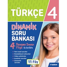 4 Sınıf Türkçe Dinamik Soru Bankası Tudem Yayınları