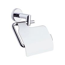 VitrA Minimax A44788 Tuvalet Kağıtlığı, Kapaklı, Krom Çok Renkli