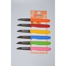 Çaylaravm Sürbısa 061007 Meyve Bıçağı 6 Lı Set Çok Renkli