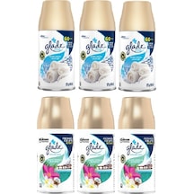 Glade Oda Kokusu Temiz Çarşaf Ferahlığı + Tropikal Floral Yedek Sprey 6 x 269 ML