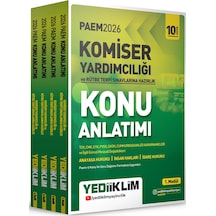 Yediiklim 2026 Paem Komiser Yardımcılığı Ve Rütbe Terfi Sınavlarına Hazırlık Konu Anlatımı Seti 4 Modül