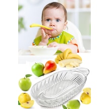 Cam Elma Ve Sebze Rendesi Bebekler İçin Yemek Hazırlama