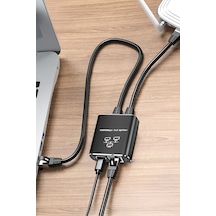 Gigabit Ethernet Anahtarı 2 Bağlantı Noktalı 1000mbps, Rj45 Çoğaltıcı Ethernet Splitter