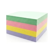 Yapışkansız 8x8 Cm Renkli Not Kağıdı, 250 Yaprak, Ofis Ve Okul Kullanımı 124-Pembe