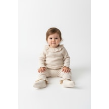 Tiffany Baby & Kids Nope Müslin Newborn Tasarımlı 2li Takım Bej