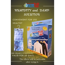 Dehumidifier Moisture Absorber Odor Remover Mold & Corrosion Preventive 1 Kg 1 Box / 2 Packs