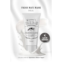 Missha A'PIEU Fresh Mate Milk mask Aydınlatıcı Uyku Maskesi - Brightening 50 ML
