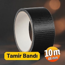 27kids 48 Mm X 10 Mt Siyah Renkli Su Geçirmez Güçlü Tamir Bandı Duct Tape Çok Amaçlı Tamirat Bandı Açık Bej