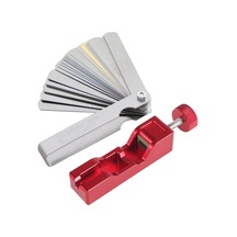 Sones Çoğu 10mm 12mm 14mm 16mm Bujiler İçin Feeler Ölçerli Buji Boşluğu Aracı Kırmızı