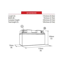 Bs Battery Btz7s-sla Motosiklet Aküsü Sla Tipi