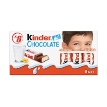 Kinder Chocolate 8'li 100 G - 7 Adet Tarı