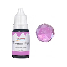 Tahtakale Toptancı Epoksi Reçine Transparan Boya Pigment Şeffaf Epoksi Boyası 20 Ml Floresan Violet - 6060