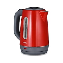 Sinbo Sk-8031 Su Isıtıcı Kettle Paslanmaz Çelik, 1.8 L, Inox, Otomatik Kapanma Kırmızı Açık Gri