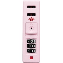 Yüksek Kaliteli Güvenli Pembe Non Tsa Valiz Şifresi Altın
