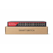 3dcool 3d-psf24 26 Port Kamera Poe Switch 24xpoe 2x Gigabit Uplink 320w 250mt