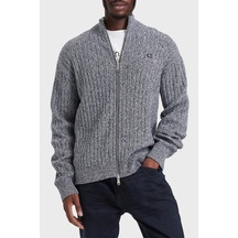 Calvin Klein % 100 Pamuk Dik Yaka Hırka Lv04rh319gcef Erkek Hırka Lv04rh319g Cef Lacivert
