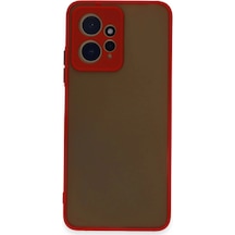 Ilkeshop Newface Xiaomi Redmi Note 12 4g Kılıf Montreal Silikon Kapak - Kırmızı
