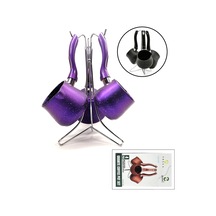 Granit Çelik Cezve Seti 4lü 230/280/380 Ml Metal Standlı