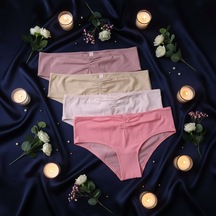 Kadın 4 Lü Hipster Külot Set Bb2154 Desenli