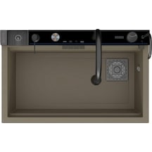 Real Stone Vıctorıa Set Kapuçino Granit Eviye