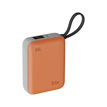 Bix Pb120 20000mah 65w Type-c Pd Kompakt Tasarımlı Dijital Göstergeli Powerbank Taşınabilir Hızlı Şarj Cihazı Turuncu