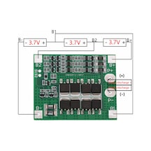 3S 25A 12V Balans 18650 Bms Lipo Batarya Pil Şarj Devresi